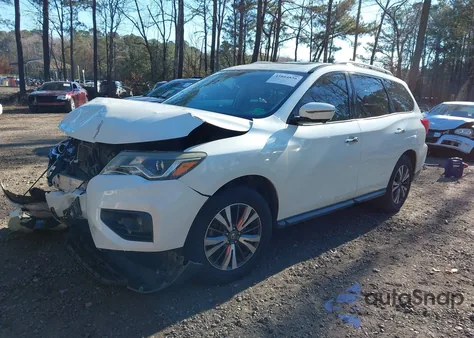 2017 Nissan Pathfinder Sl из США, поврежденный, VIN 5N1DR2MM3HC902020